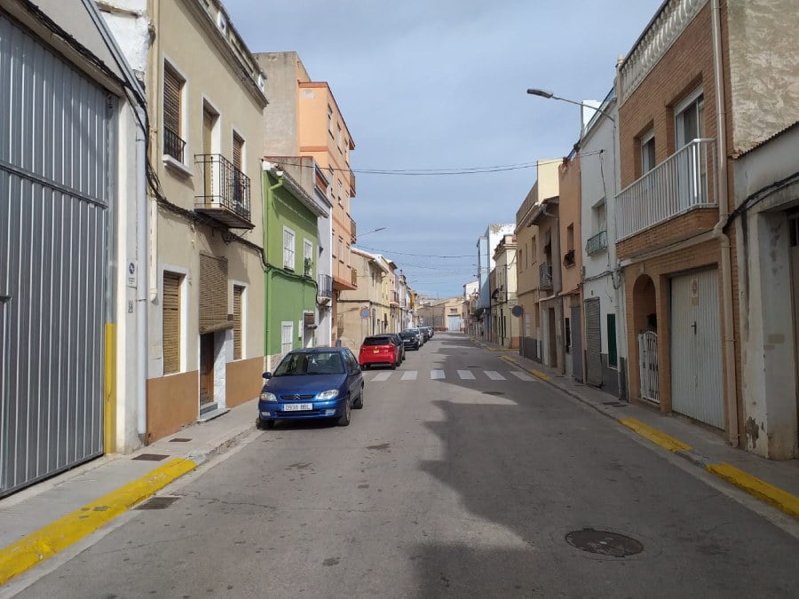 Beniflà obras Avenida Regne Valencia