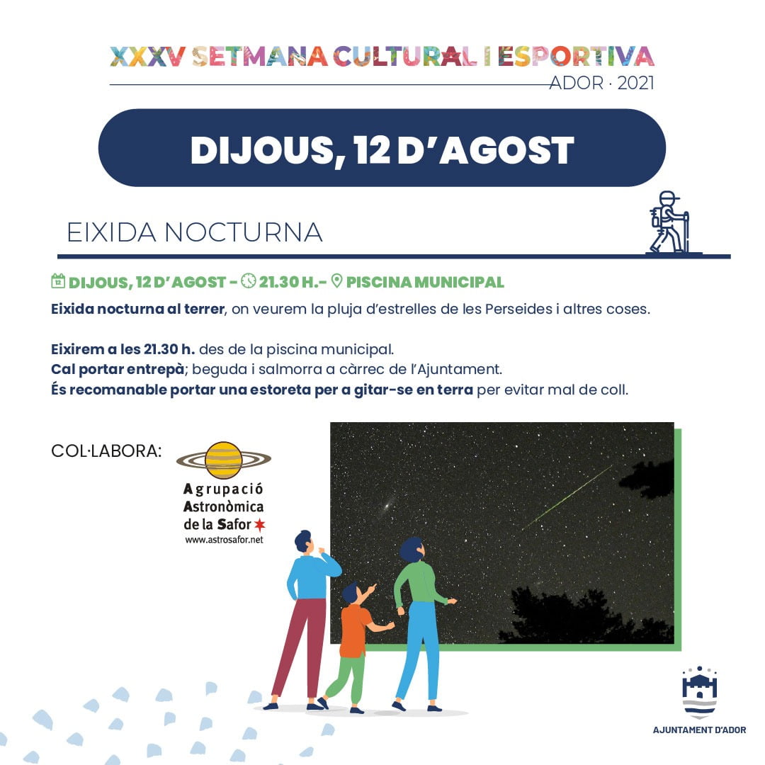 SETMANA CULTURAL I ESPORTIVA D'ADOR